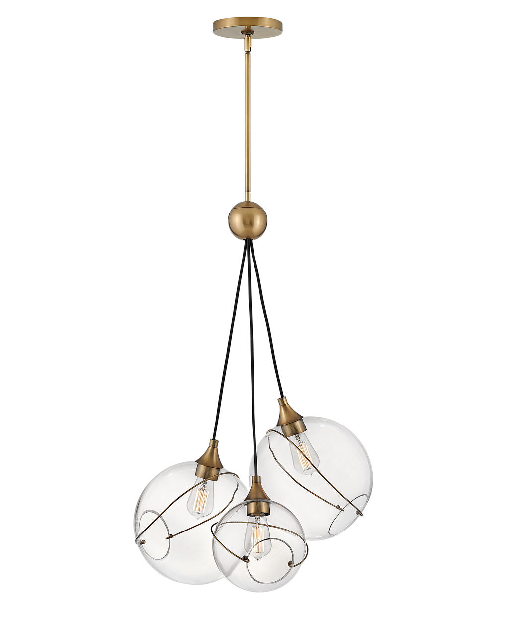 Hinkley Canada - 30304HBR - LED Pendant - Skye - Heritage Brass