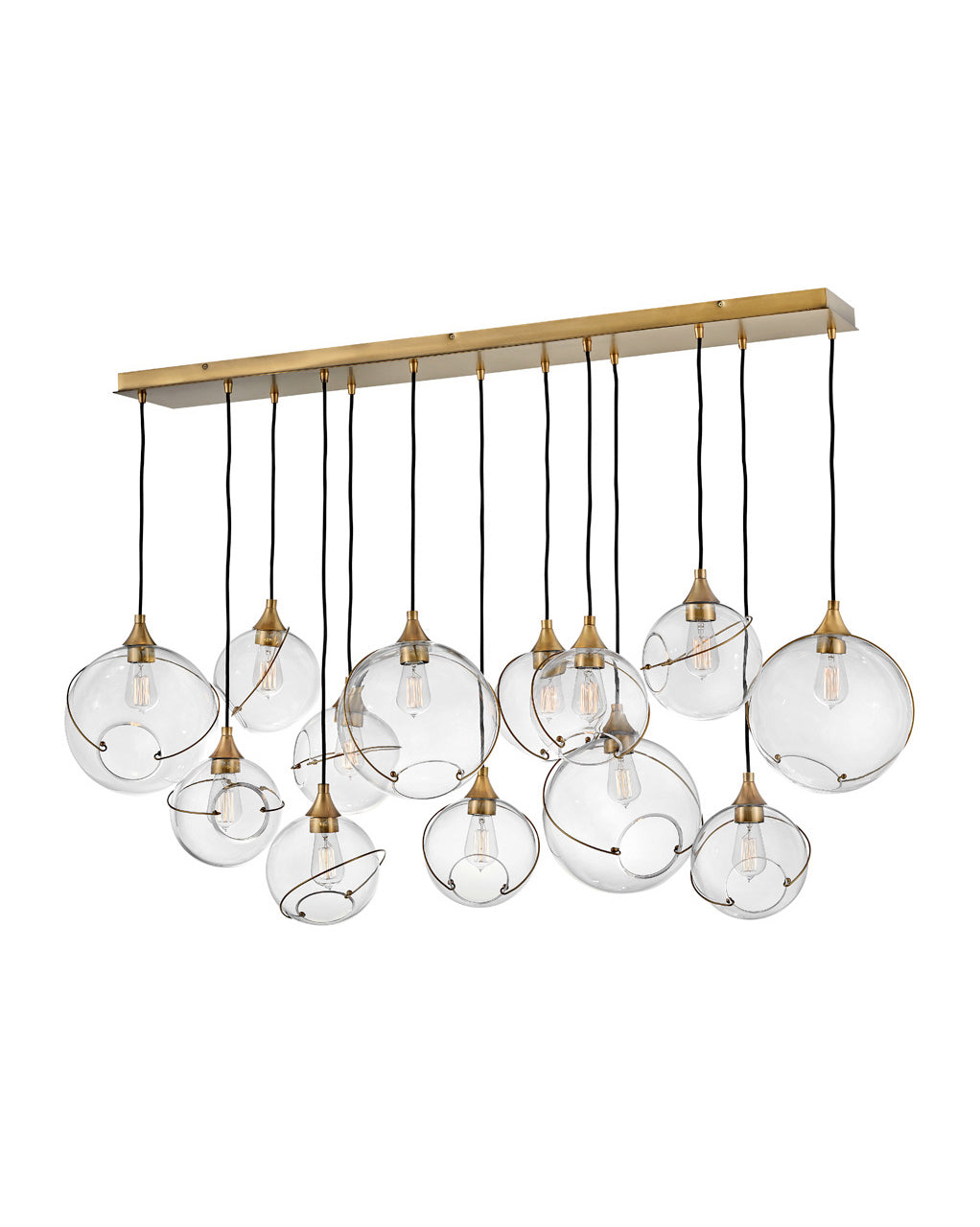 Hinkley Canada - 30305HBR - LED Chandelier - Skye - Heritage Brass