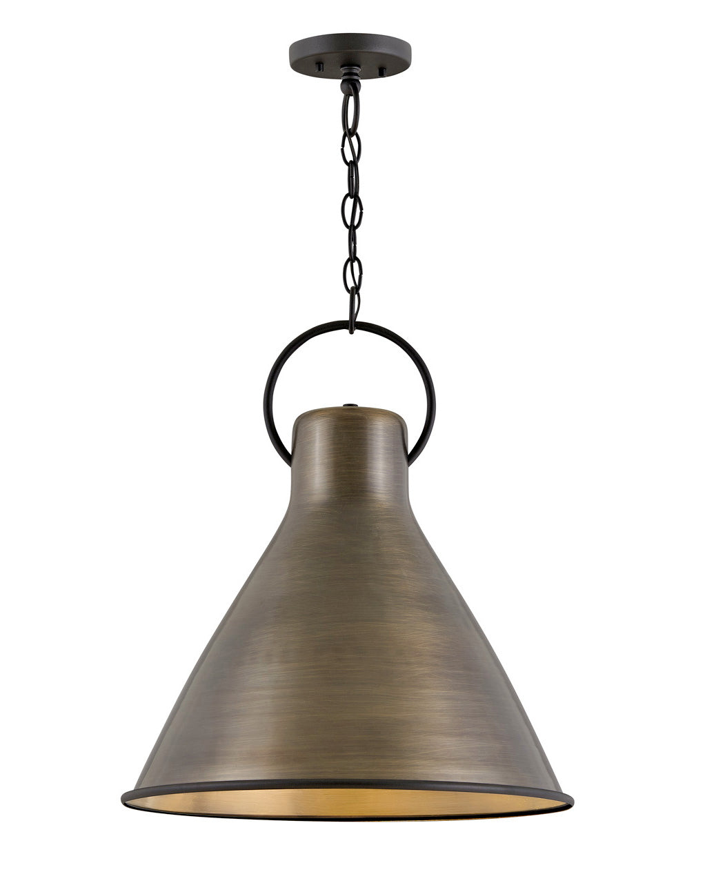 Winnie LED Pendant in Dark Antique Brass - available from The Lighting Shoppe, trusted by Canadian homeowners