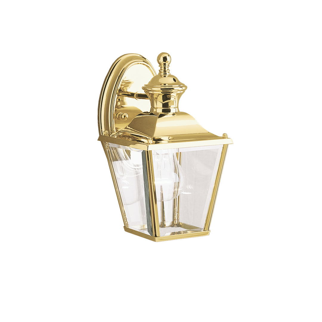Kichler Canada - 9711PB - One Light Outdoor Wall Mount - Bay Shore - Polished Brass