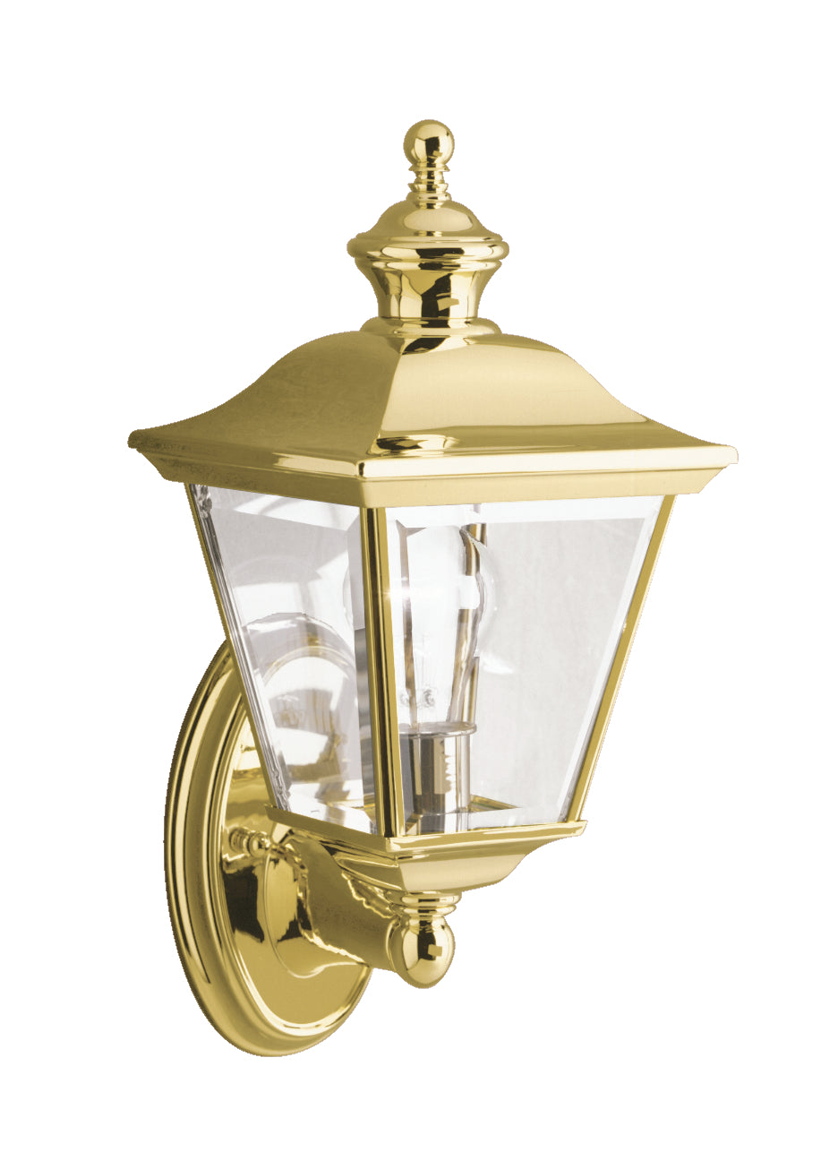 Kichler Canada - 9713PB - One Light Outdoor Wall Mount - Bay Shore - Polished Brass