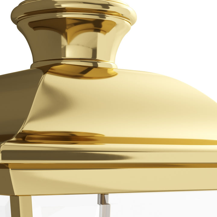Kichler Canada - 9712PB - One Light Outdoor Wall Mount - Bay Shore - Polished Brass