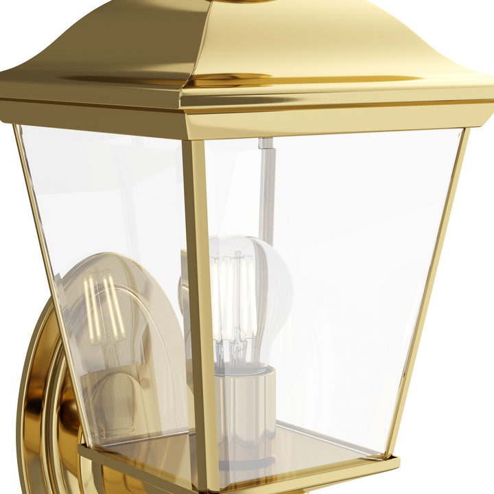 Kichler Canada - 9712PB - One Light Outdoor Wall Mount - Bay Shore - Polished Brass