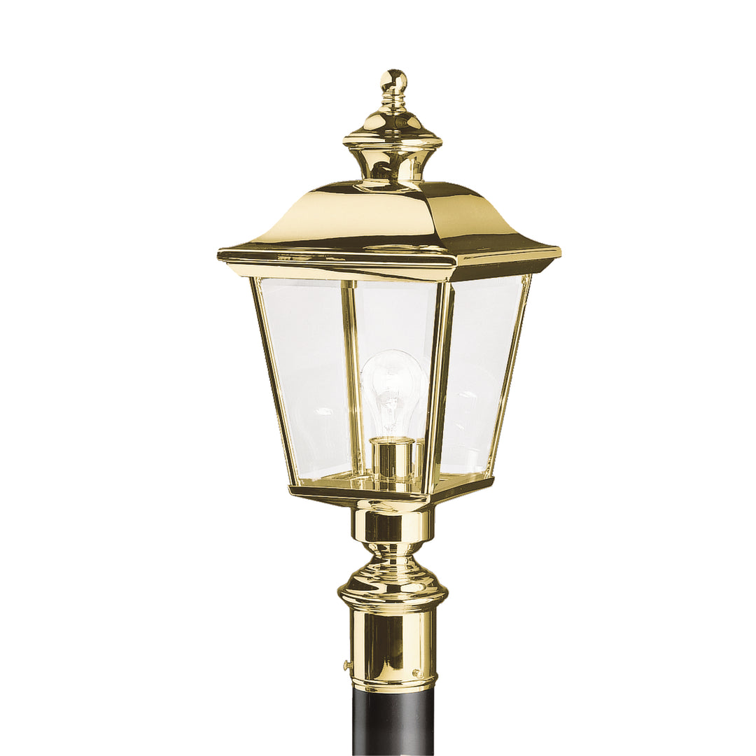 Kichler Canada - 9913PB - One Light Outdoor Post Mount - Bay Shore - Polished Brass