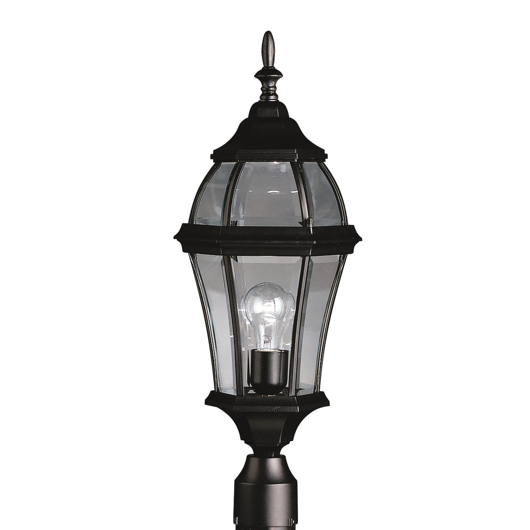 Kichler Canada - 9992BK - One Light Outdoor Post Mount - Townhouse - Black