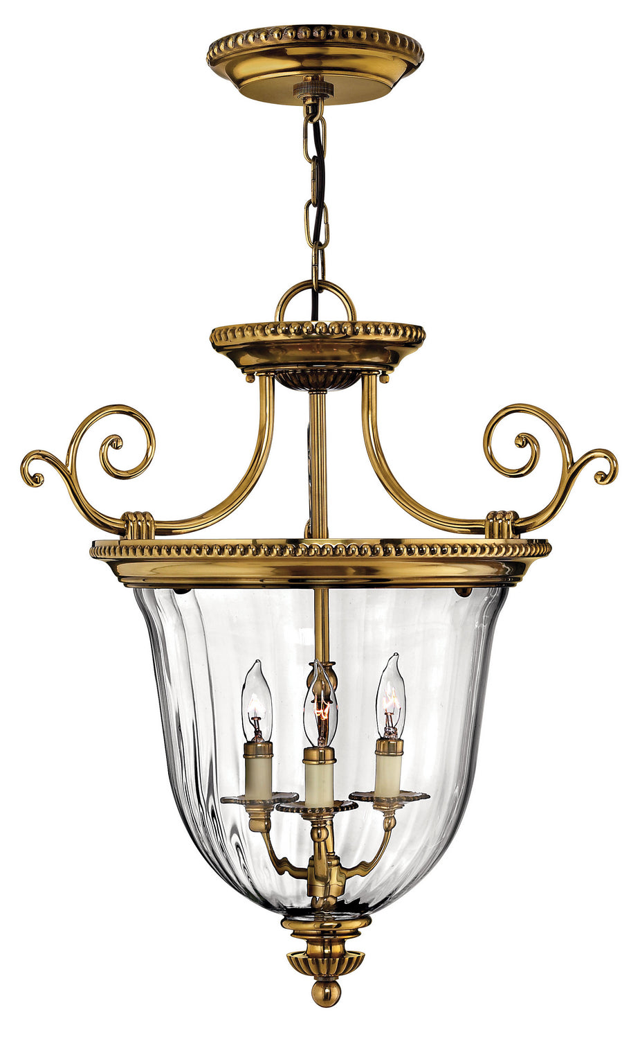 Hinkley Canada - 3613BB - LED Pendant - Cambridge - Burnished Brass