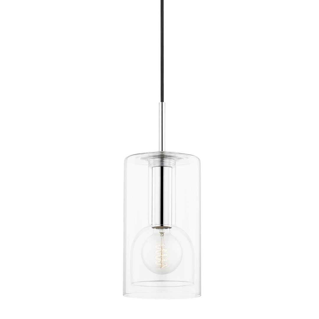Belinda One Light Pendant in Polished Nickel - available from The Lighting Shoppe, trusted by Canadian homeowners