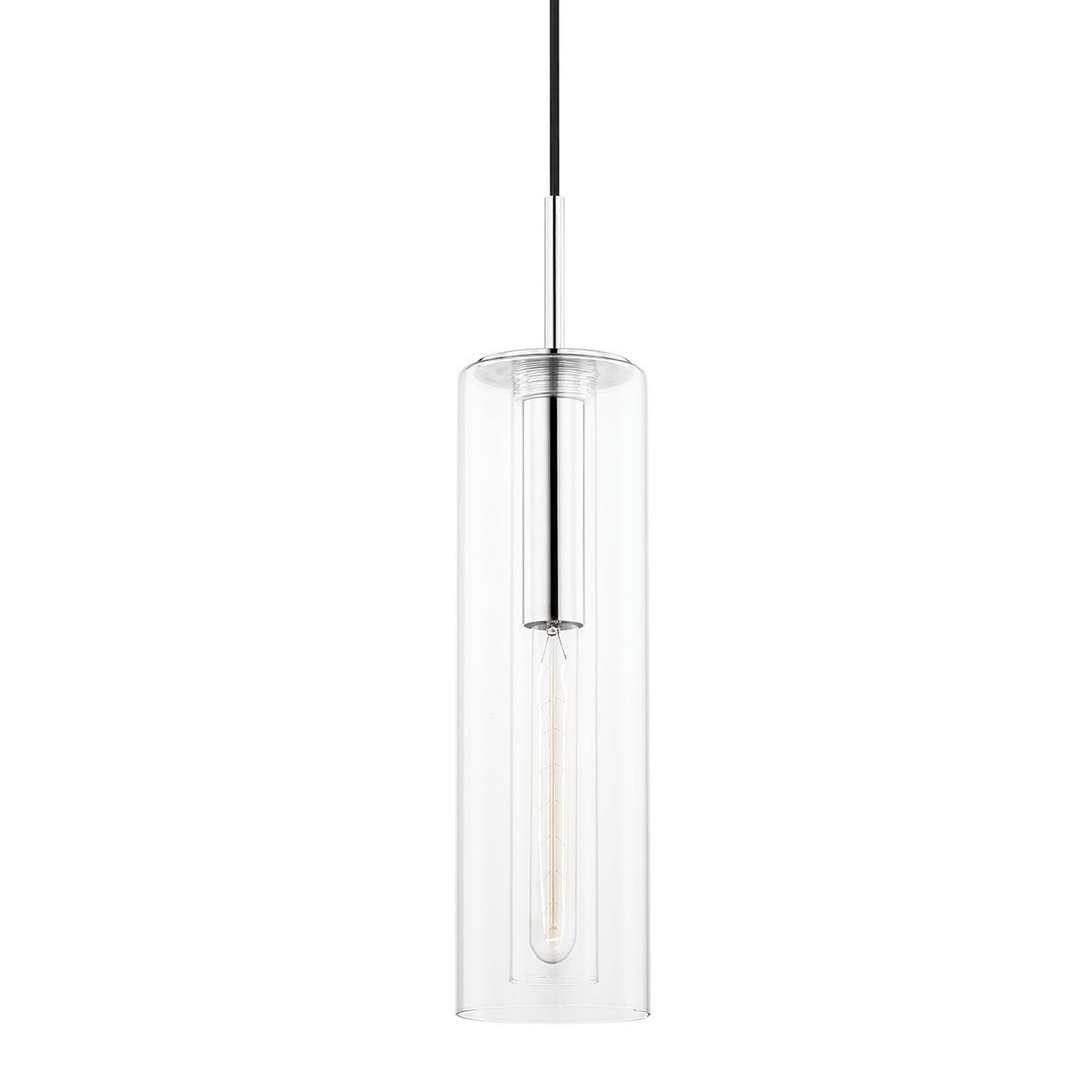 Belinda One Light Pendant in Polished Nickel - available from The Lighting Shoppe, trusted by Canadian homeowners
