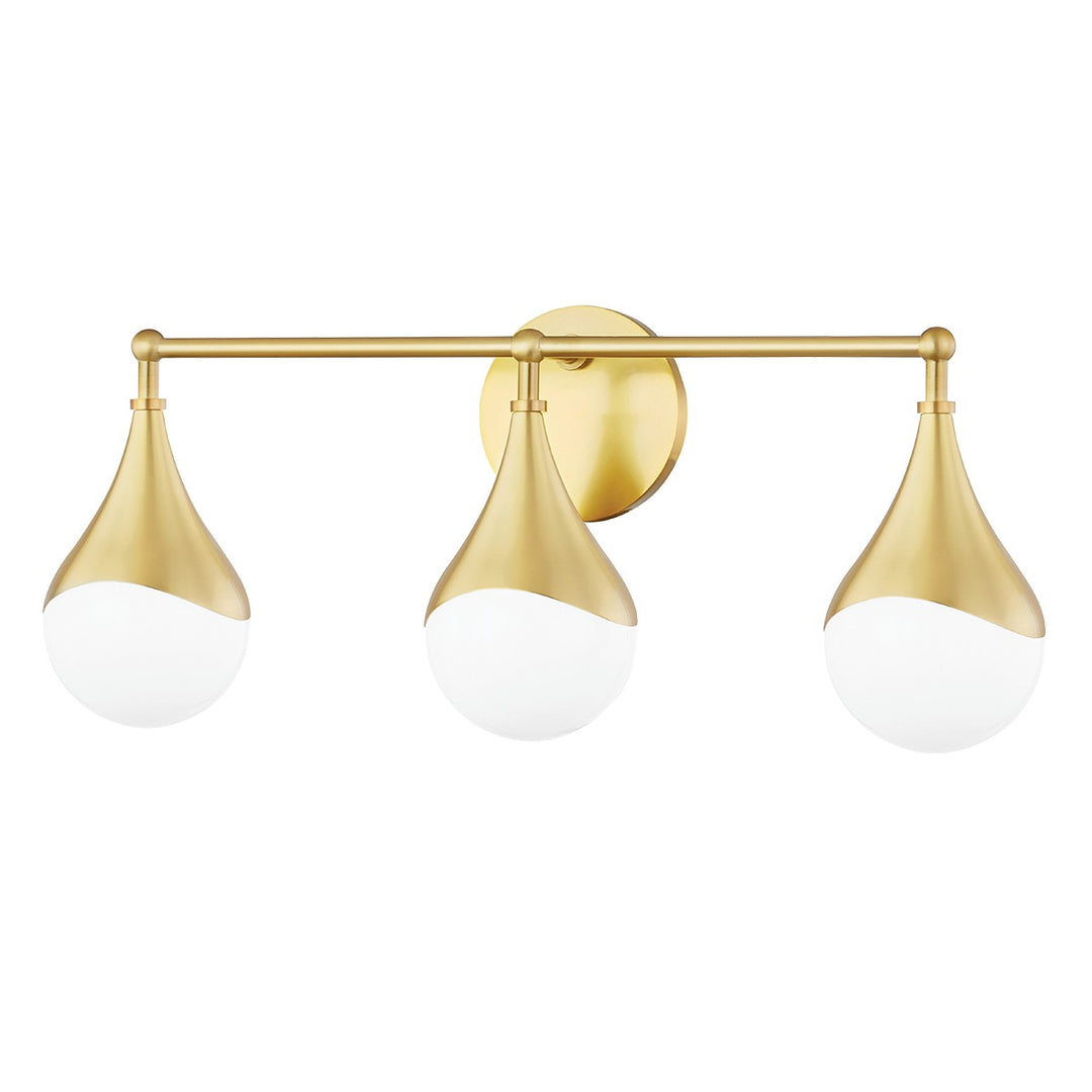 Ariana LED Bath and Vanity in Aged Brass - available from The Lighting Shoppe, trusted by Canadian homeowners
