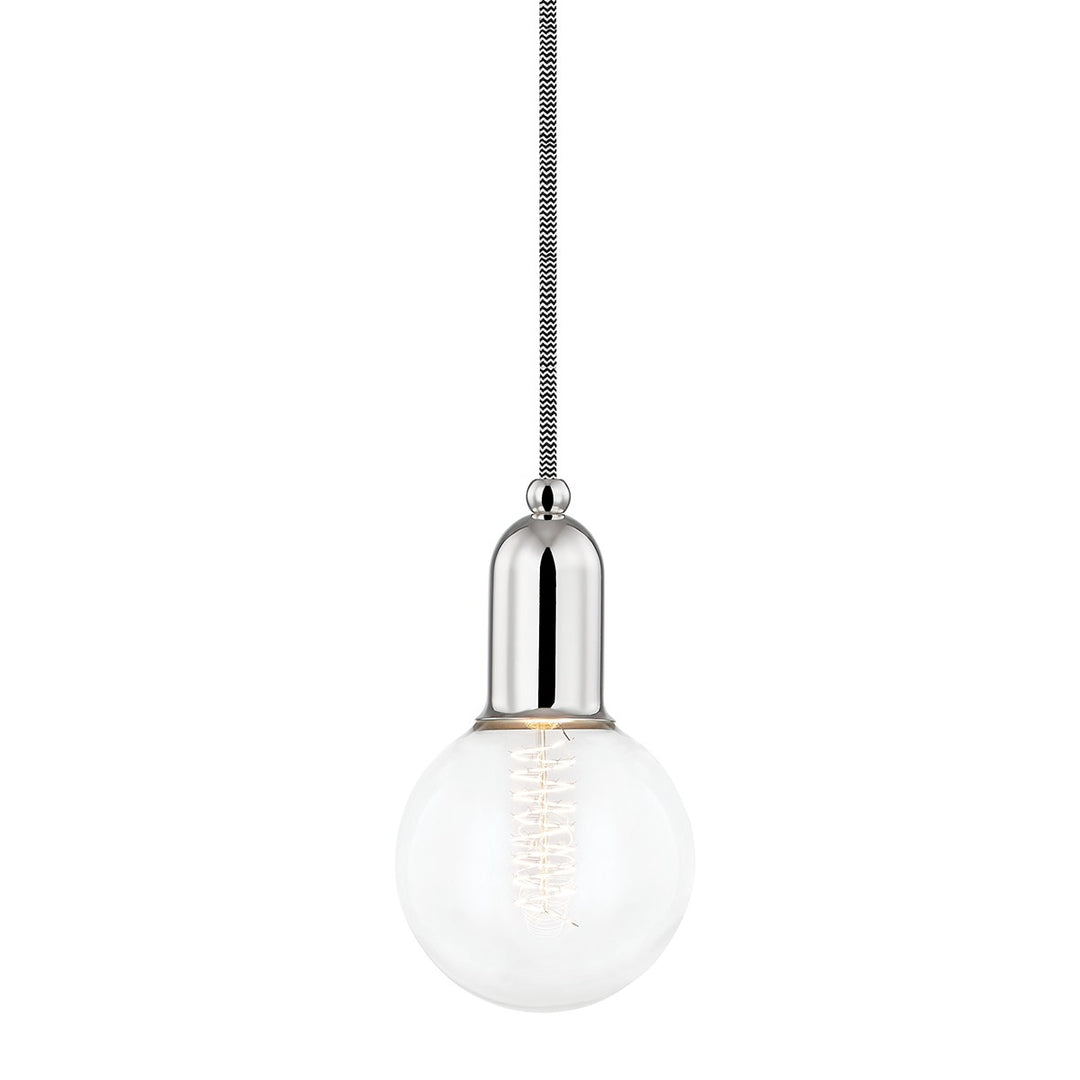 Bryce One Light Pendant in Polished Nickel - available from The Lighting Shoppe, trusted by Canadian homeowners