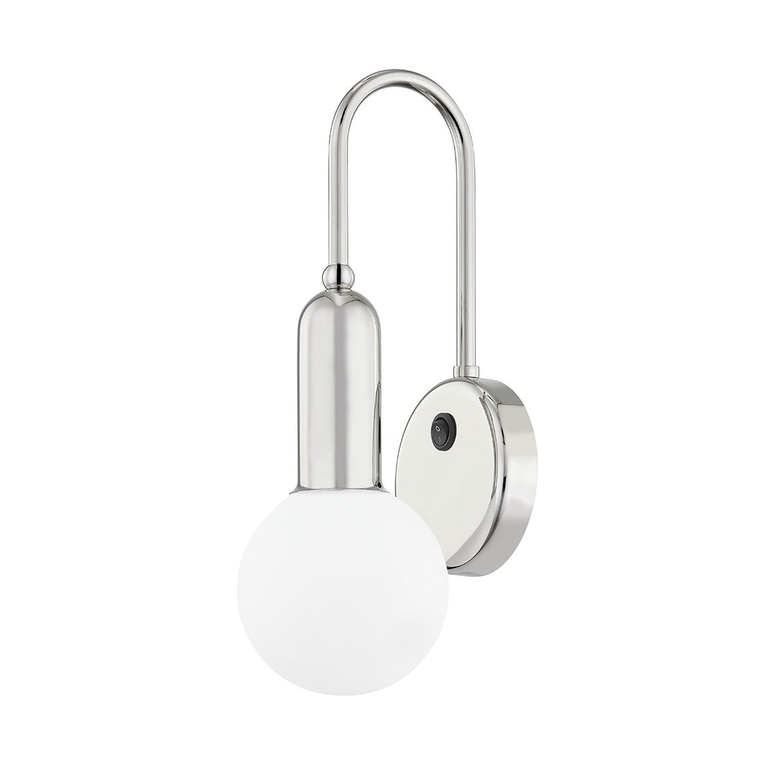 Gabby One Light Wall Sconce in Polished Nickel - available from The Lighting Shoppe, trusted by Canadian homeowners