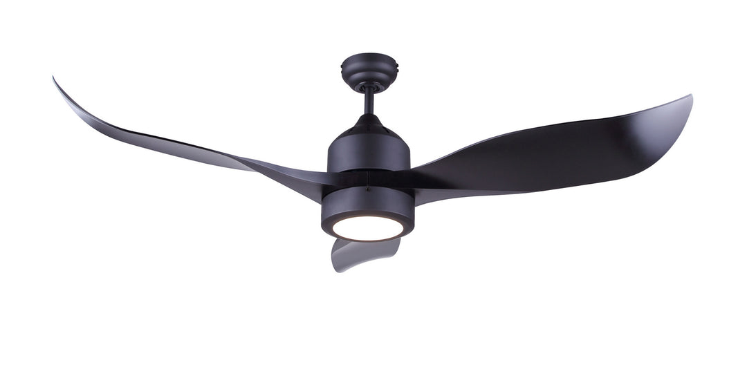 Aria 52"Ceiling Fan in Black - available from The Lighting Shoppe, trusted by Canadian homeowners