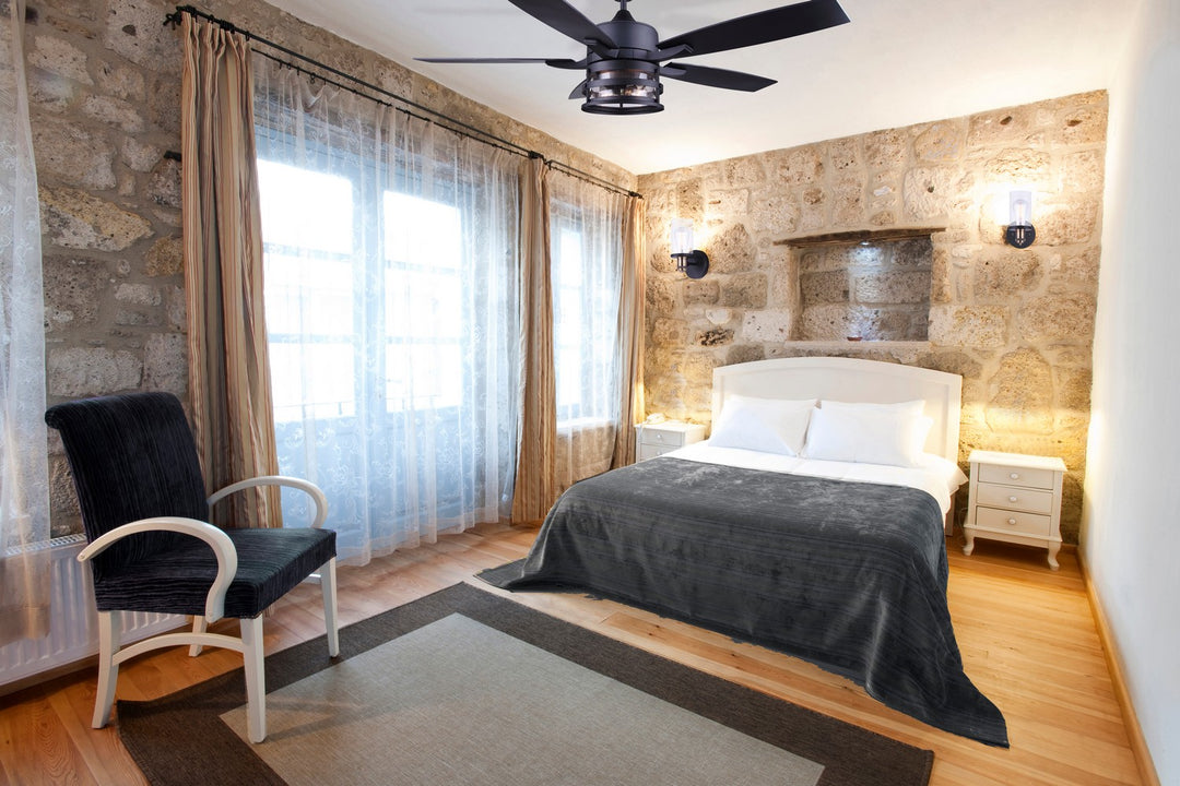 Canarm Canada - CF52DUF5BK - 52"Ceiling Fan - Duffy - Matte Black