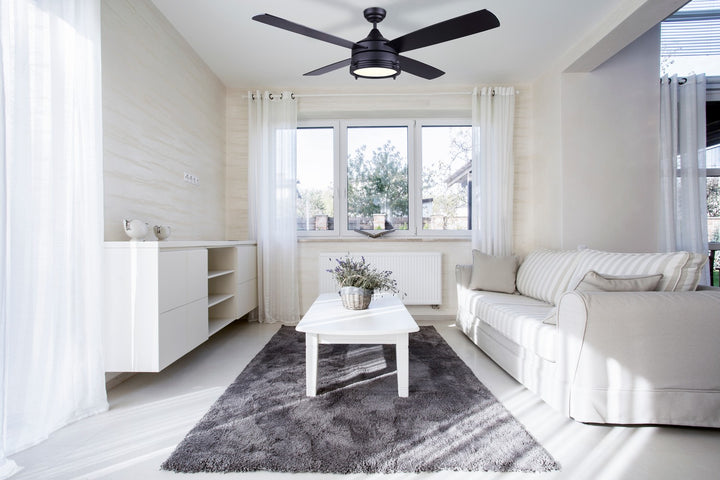 Canarm Canada - CF52SIM4BK - 52"Ceiling Fan - Simon - Matte Black