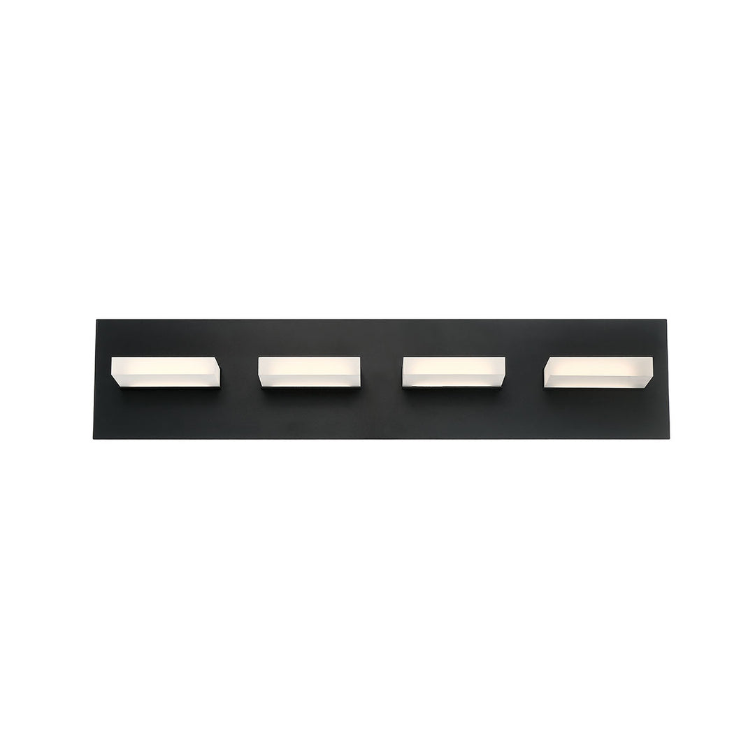 Olson LED Bathbar in Black - available from The Lighting Shoppe, trusted by Canadian homeowners