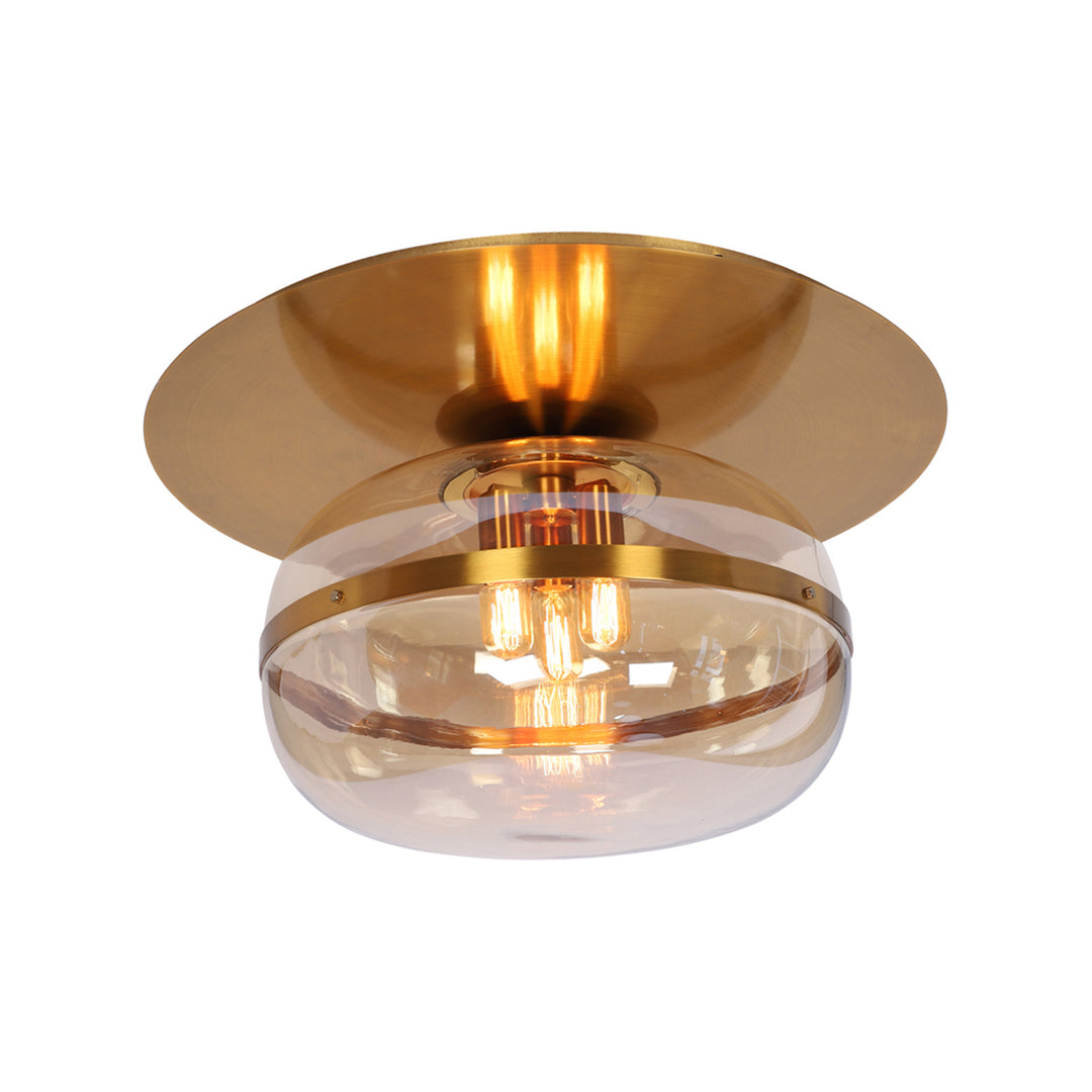 Eurofase Canada - 37088-019 - NOTTINGHAM-FM-3LT-20IN-BR-AM - NOTTINGHAM - Brass