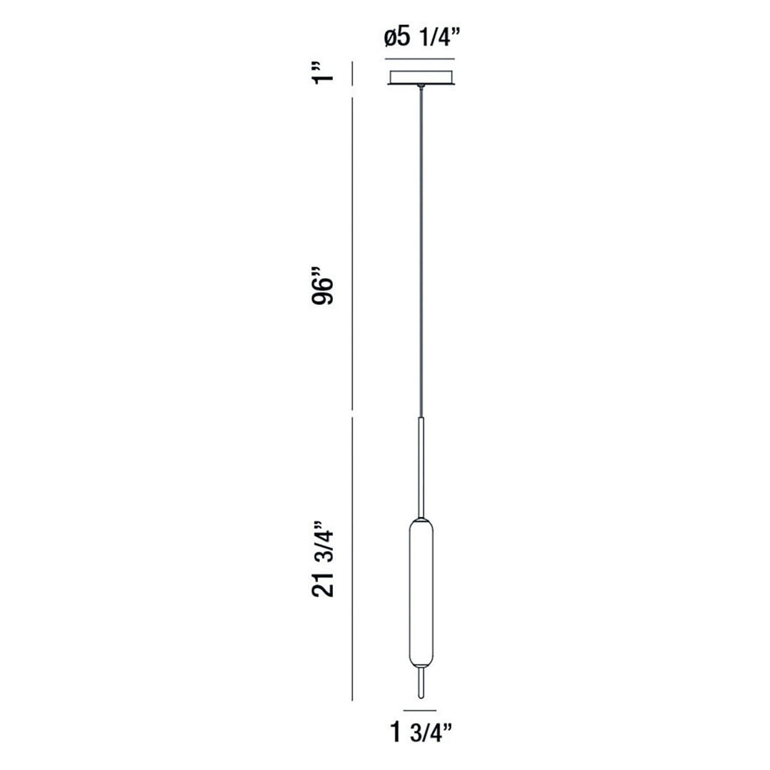 Eurofase Canada - 37237-028 - CUMBERLAND-PEN-22IN-GD-WH - CUMBERLAND - Gold