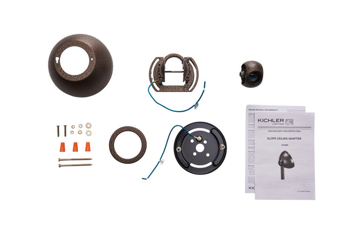 Kichler Canada - 337005WCP - Slope Adapter - Accessory - Weathered Copper Powder Coat