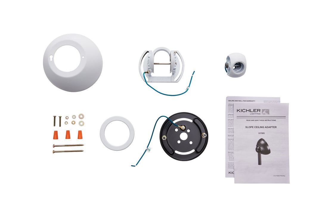 Kichler Canada - 337005WH - Slope Adapter - Accessory - White