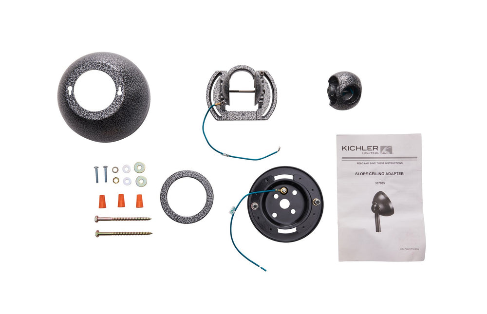 Kichler Canada - 337005WSP - Slope Adapter - Accessory - Weathered Steel Powder Coat