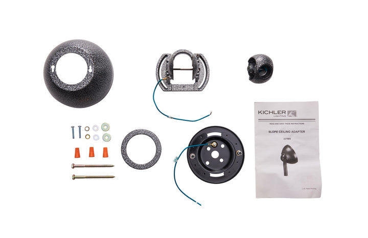Kichler Canada - 337005WSP - Slope Adapter - Accessory - Weathered Steel Powder Coat