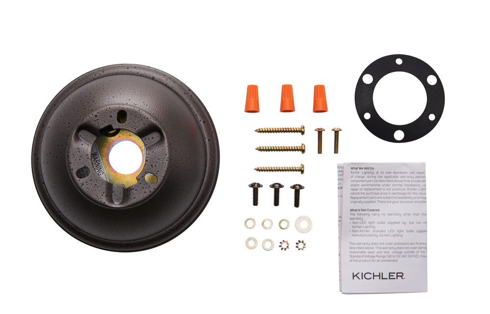 Kichler Canada - 337008AVI - Flush Mount Kit - Accessory - Anvil Iron