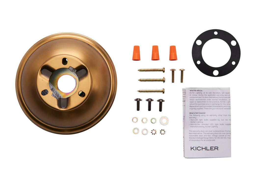 Kichler Canada - 337008BAB - Flush Mount Kit - Accessory - Burnished Antique Brass