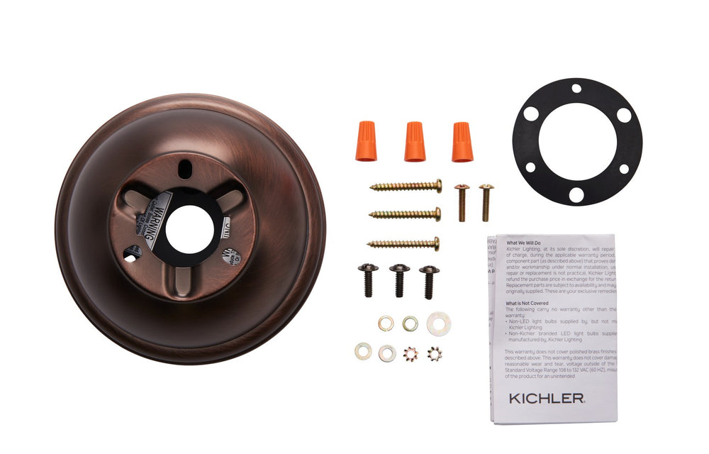 Kichler Canada - 337008OBB - Flush Mount Kit - Accessory - Oil Brushed Bronze