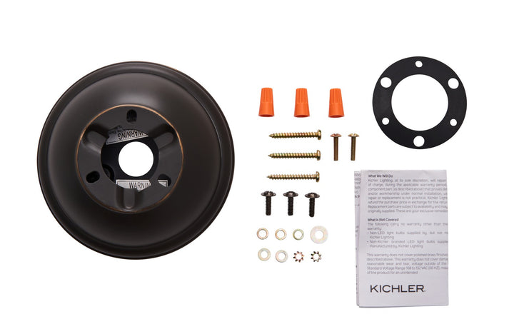 Kichler Canada - 337008OZ - Flush Mount Kit - Accessory - Olde Bronze