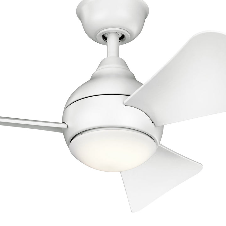 Kichler Canada - 337033MWH - Down Rod Hanger System - Accessory - Matte White