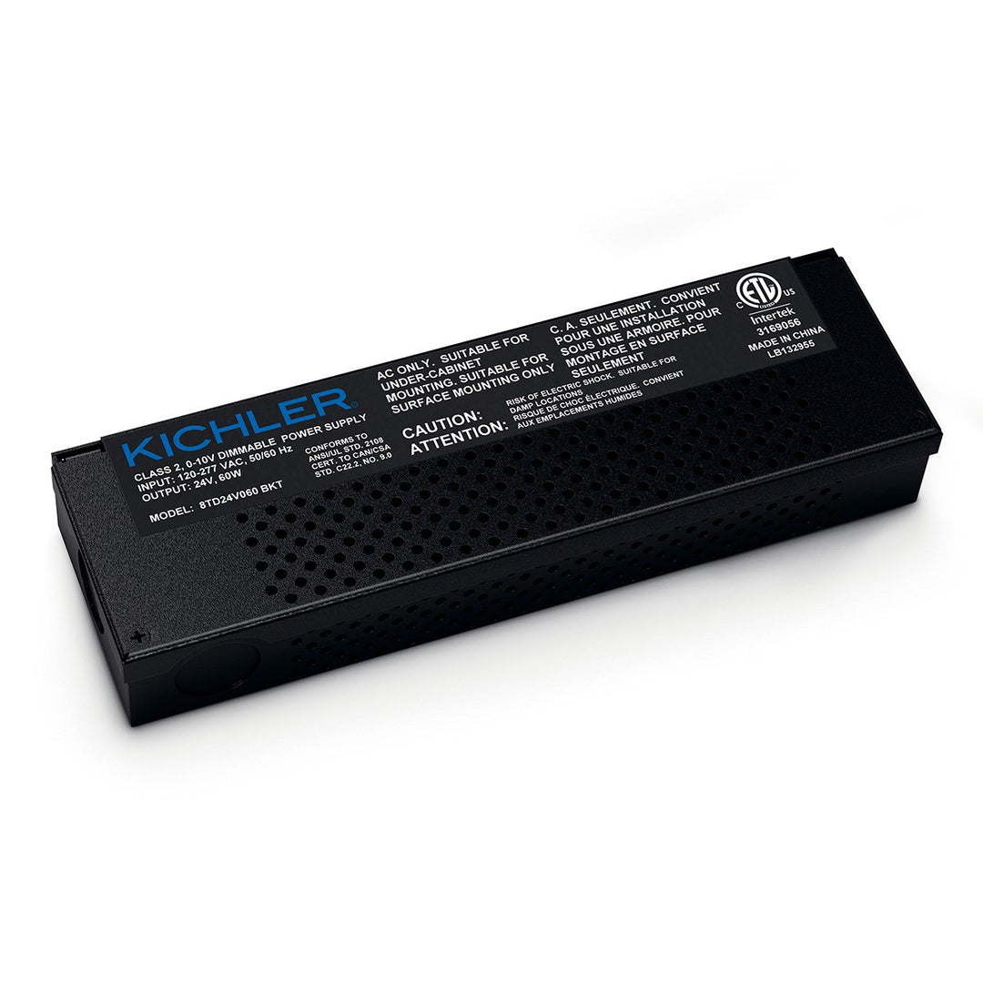 Kichler Canada - 8TD24V060BKT - LED Driver - Led Power Supply 24V - Textured Black
