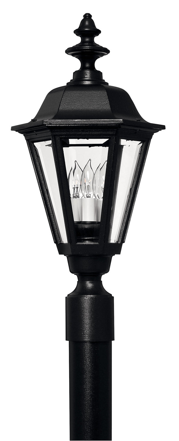 Hinkley Canada - 1441BK - LED Post Top or Pier Mount Lantern - Manor House - Black