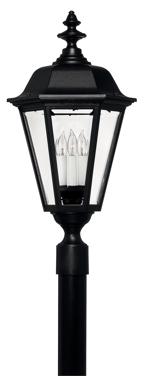 Hinkley Canada - 1471BK - LED Post Top or Pier Mount Lantern - Manor House - Black