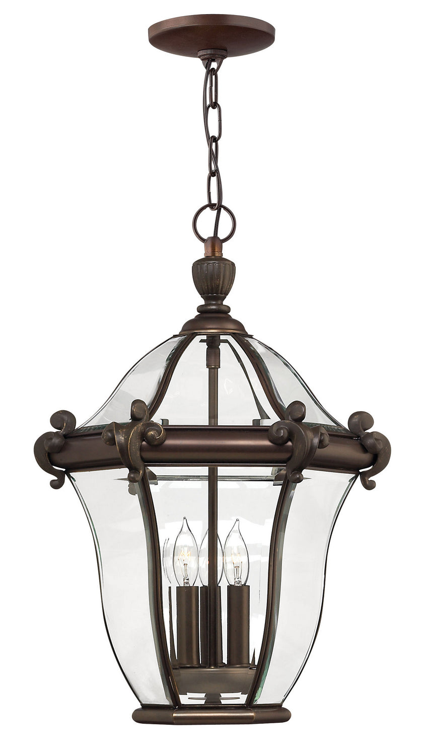 San Clemente LED Hanging Lantern in Copper Bronze - available from The Lighting Shoppe, trusted by Canadian homeowners