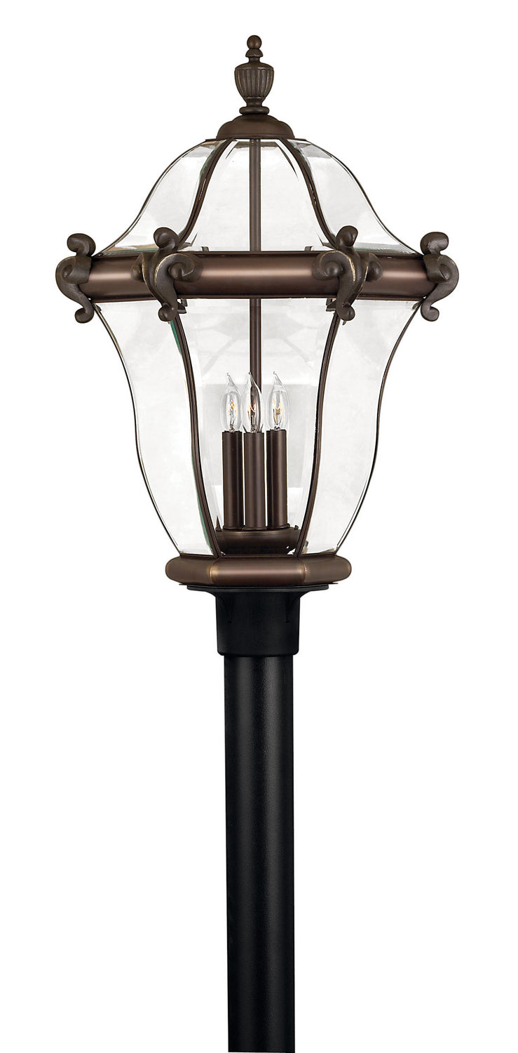 Hinkley Canada - 2447CB - LED Post Top or Pier Mount Lantern - San Clemente - Copper Bronze