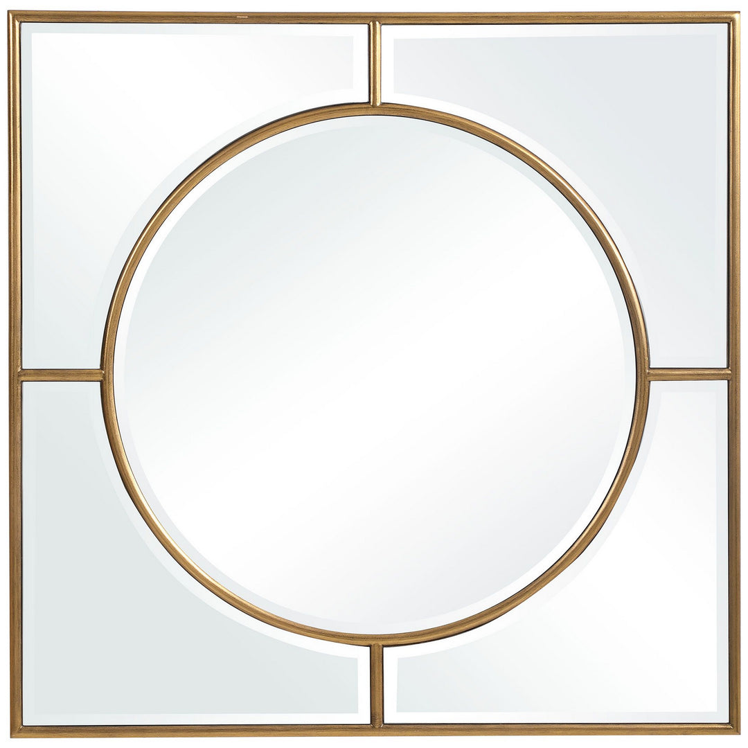 Stanford Mirror in Brushed Gold - available from The Lighting Shoppe, trusted by Canadian homeowners