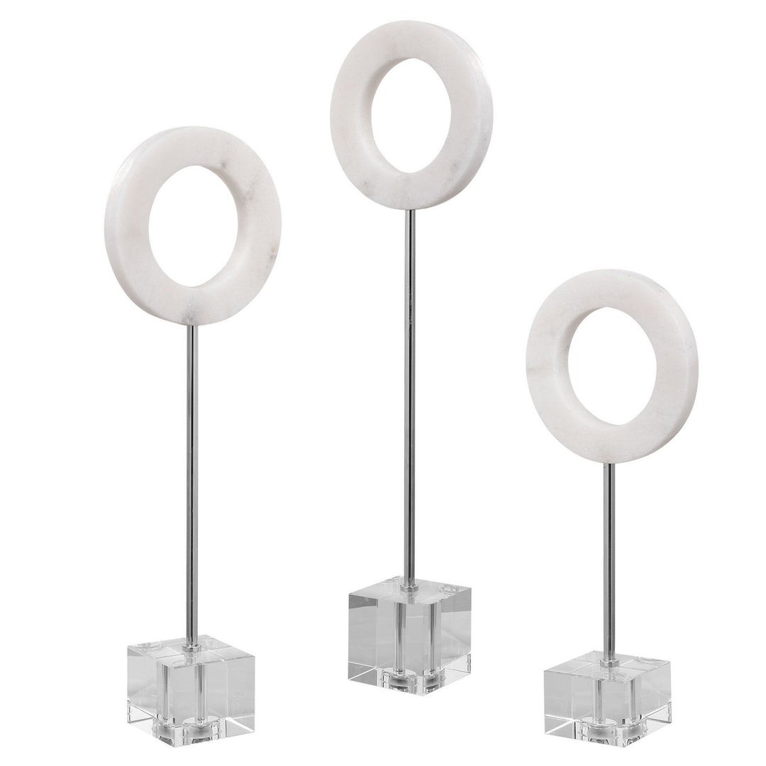 Coin Toss Rings, S/3 in Polished Chrome - available from The Lighting Shoppe, trusted by Canadian homeowners