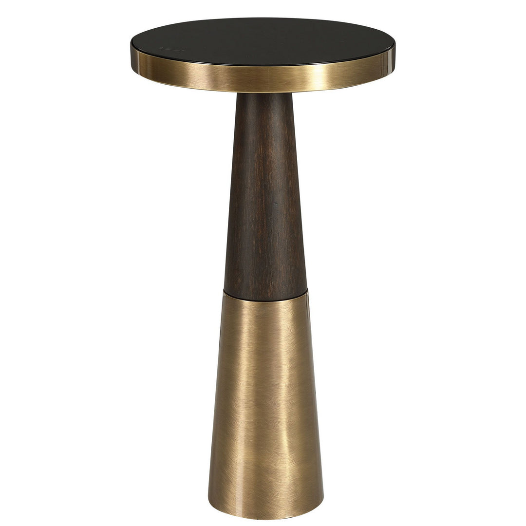 Fortier Accent Table in Dark Espresso - available from The Lighting Shoppe, trusted by Canadian homeowners