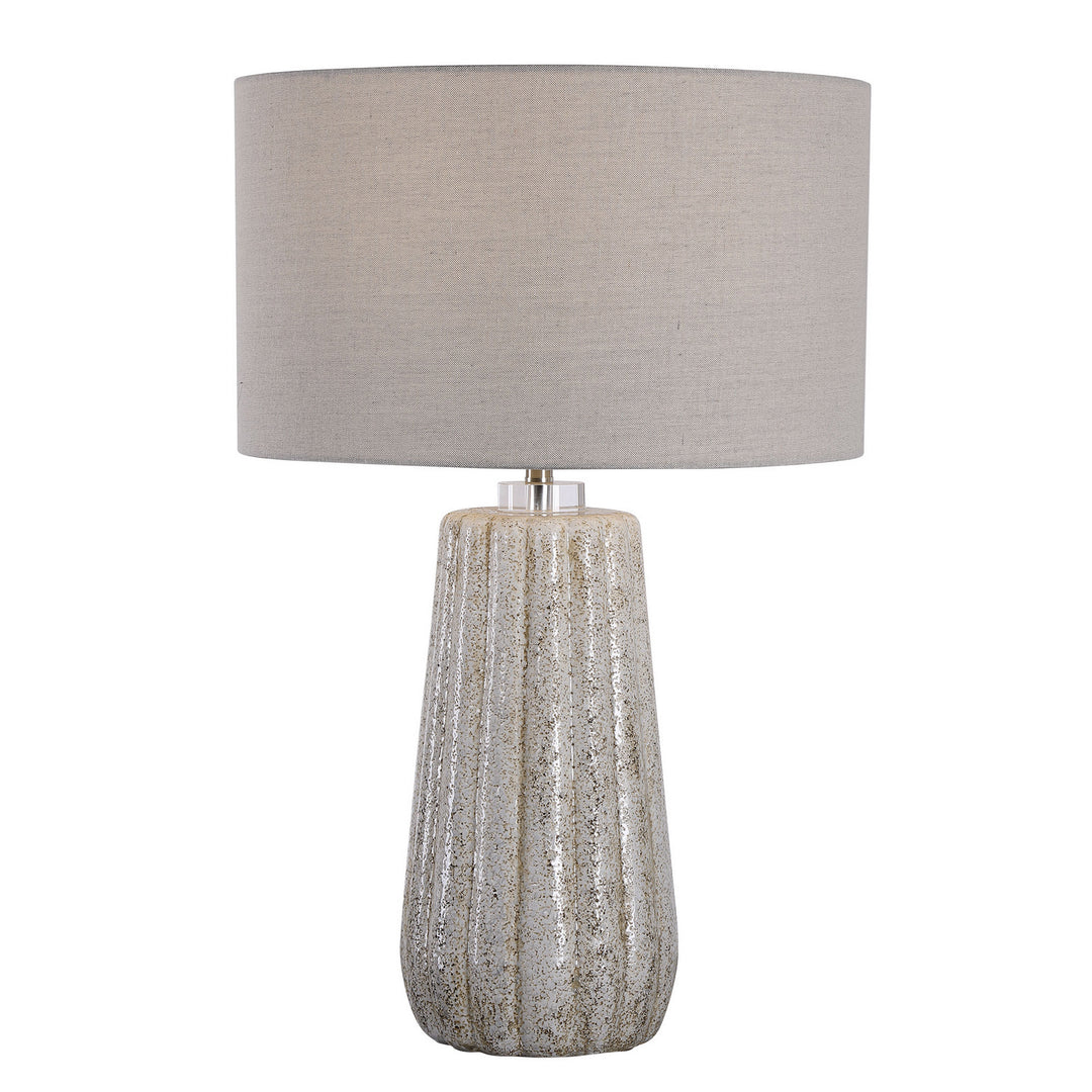 Pikes One Light Table Lamp in Brushed Nickel - available from The Lighting Shoppe, trusted by Canadian homeowners