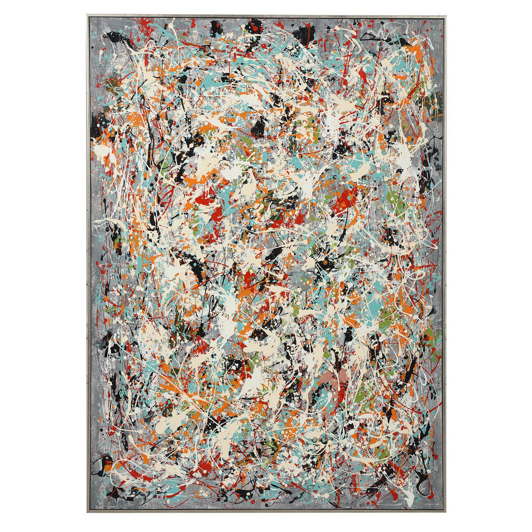 Organized Chaos Wall Art in Silver Leaf - available from The Lighting Shoppe, trusted by Canadian homeowners