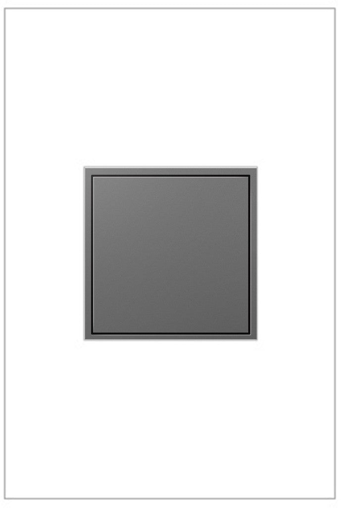 Adorne One-Gang Pop-Out Outlet in Magnesium - available from The Lighting Shoppe, trusted by Canadian homeowners