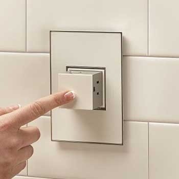 Adorne One-Gang Pop-Out Outlet in White - available from The Lighting Shoppe, trusted by Canadian homeowners