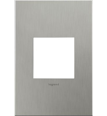 Adorne Wall Plate in Brushed Stainless Steel - available from The Lighting Shoppe, trusted by Canadian homeowners
