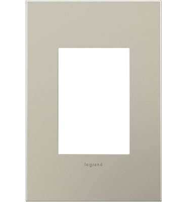 Adorne Wall Plate in Satin Nickel - available from The Lighting Shoppe, trusted by Canadian homeowners