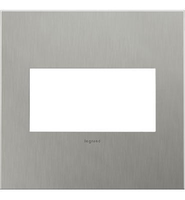 Adorne Wall Plate in Brushed Stainless Steel - available from The Lighting Shoppe, trusted by Canadian homeowners