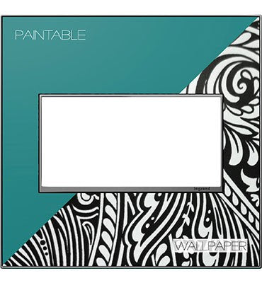 Adorne Gang Wall Plate in Magnesium - available from The Lighting Shoppe, trusted by Canadian homeowners