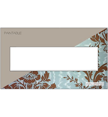 Adorne Gang Wall Plate in White - available from The Lighting Shoppe, trusted by Canadian homeowners