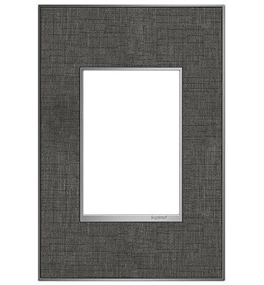 Adorne Gang Wall Plate in Slate Linen - available from The Lighting Shoppe, trusted by Canadian homeowners