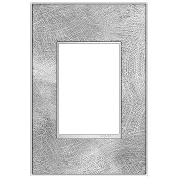 Adorne Gang Wall Plate in Spiraled Stainless - available from The Lighting Shoppe, trusted by Canadian homeowners