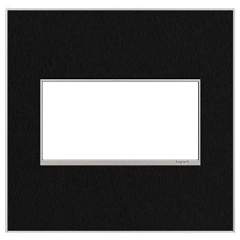 Adorne Gang Wall Plate in Black Stainless - available from The Lighting Shoppe, trusted by Canadian homeowners